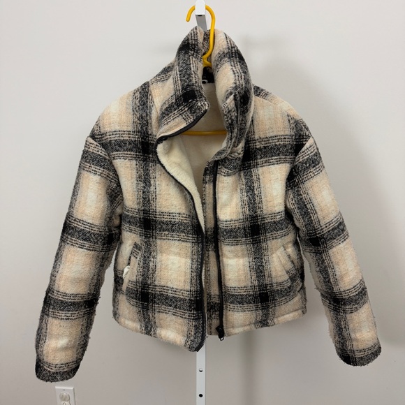 Apparis Marianny Plaid Print Coat size XS - Picture 4 of 8